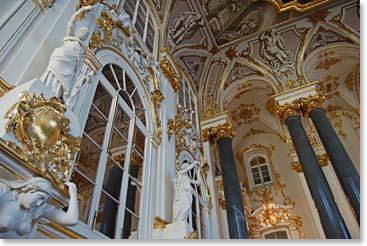 Nothing is left undecorated; even the ceiling is beautifully detailed!