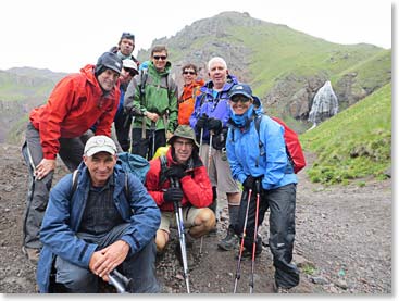 Happy Team at 2,800 meters