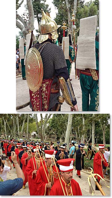 Military Band Mehter –We were lucky to witness this type of Ottoman Military band; they are thought to be the oldest variety of Military Marching band in the world.