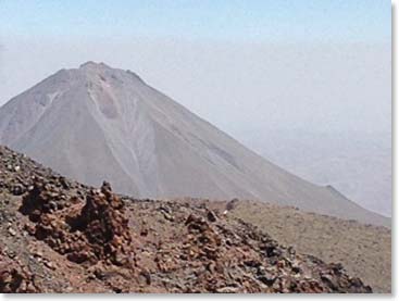 As we approached High Camp we had fantastic views of Little Ararat which is 12,877ft (3,925m).