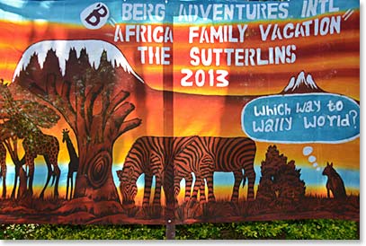 Tomorrow our Wildlife Safari will begin.  The family will be off to look for the real “Wally World” – somewhere in Serengeti.