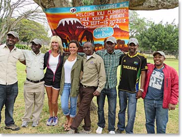 Left to right: Polight, Peter, Nancy, Sue, Eric, Bryan, Emmanuel and Arnold