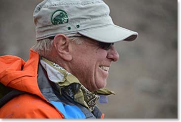 Dale just before we started down to return to Barranco Camp