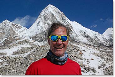 Scot with Pumori behind