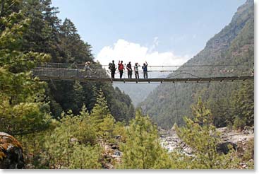 There were many bridges to cross today!