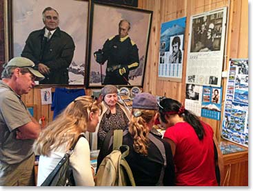 We visited the mountaineering museum.