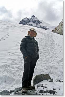Dave exploring the Bolivian Andes