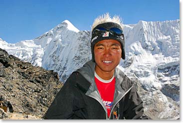Sanduk, our great climbing guide