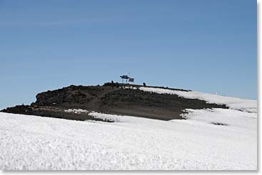 Se aproximando ao topo do Kilimanjaro (Approaching the summit of Kilimanjaro)