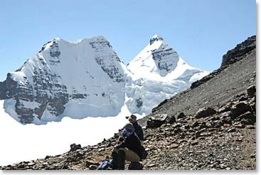 Resting on Cerro Austria