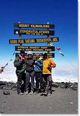 The summit team stands proud!