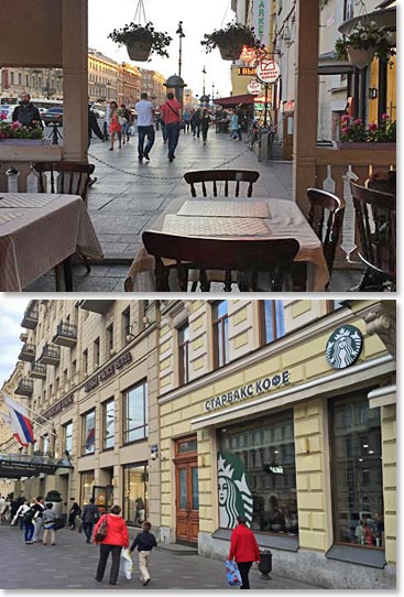 Coffee shops and side-walk cafes are everywhere