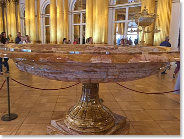 Your eyes eventually adjust to the grandeur and beauty as you walk from room to room in the Hermitage