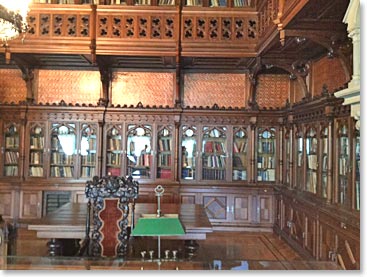 Library room of the Romanov’s. The books are originals.