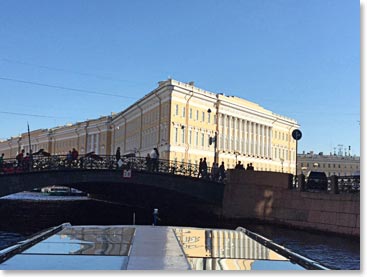 The General Staff building at the Hermitage from the water