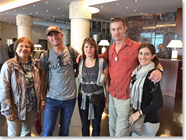 Early Check in at the Ararat Park Hyatt in Moscow. They had our rooms ready at 9:30 in the morning! 
