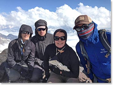 Our team from Scottsdale Arizona at 14,400 feet on Mount Elbrus. Only 4,200 feet to go to the top of Continental Europe and the highest point in the Russian federation