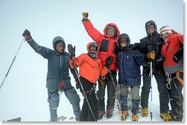 We ha complete success on Elbrus summit on Tuesday. We were there in the morning at 9:13 am