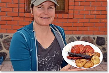 Kristen has the grilled vegetables here every time. They look excellent.