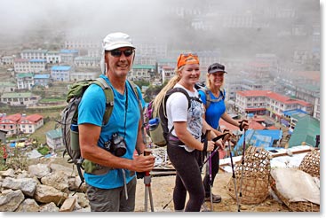 It is good to be back in Namche