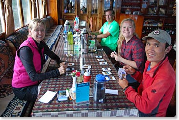 Time to relax back at Panorama Lodge, Namche Bazaar
