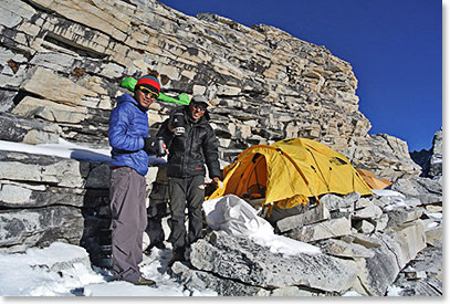 Our amazing climbing Sherpa’s Palden and Lhakpa