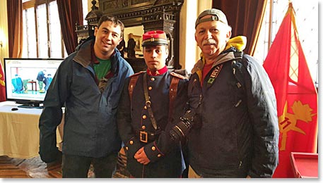 Andrew and Doug at the Military Museum
