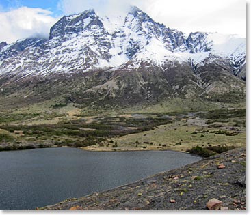 The Torres del Paine range 