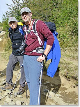 Continuing our trek towards Refugio Paine Grande