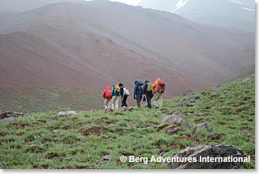We began our first acclimatization hike