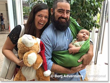 Thanks Mariela, Matias and Cosme for driving to Penitentes to deliver Danny’s bag!