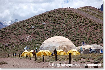 Campsite at Confluencia Camp