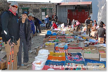 Namche Market day is always colorful and fascinating.