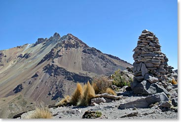 Great view of Vulcan Tunupa, Salar de Uyuni