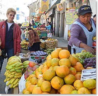 Chris von Gartzen walking around La Paz