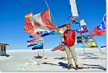 Chris von Gartzen at the Salar de Uyuni