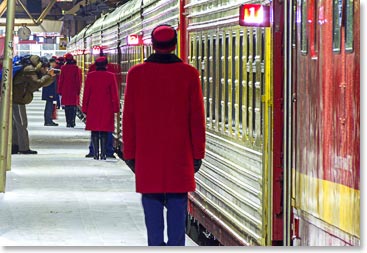 Boarding the Grand Express
