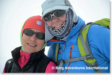Betsy and Dale as we climbed higher – still beautiful weather 