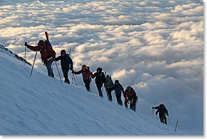 Climbing above the clouds (photo credit: Anatoli)