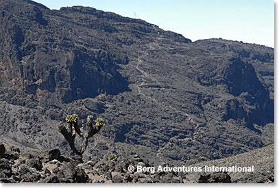 Our goal for tomorrow:  climb the Great Barranco Wall 