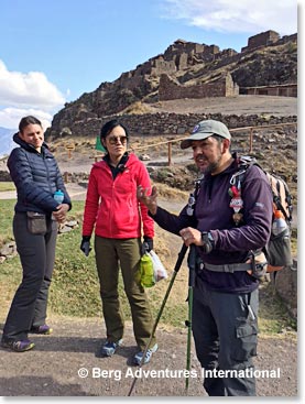 Raul describing Inca history, engineering and religion