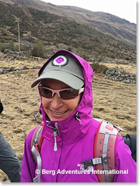 Lynn trekking today