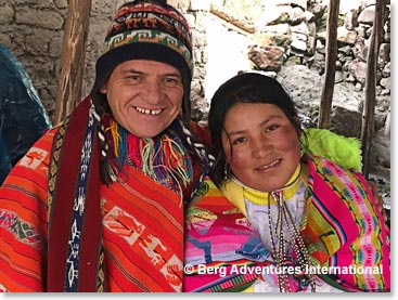 Wonderful welcome people from Huacahuasi
