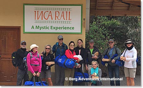 Waiting for our train to Aguas Calientes