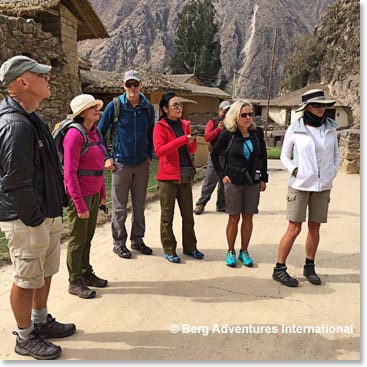 Entering Ollantaytambo Ruins Monday morning