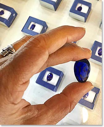 Exquisite pieces of Tanzanite