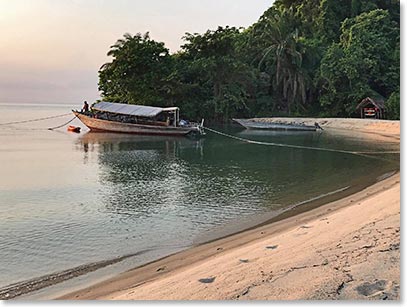 Our “African Queen” – time for a boat ride.