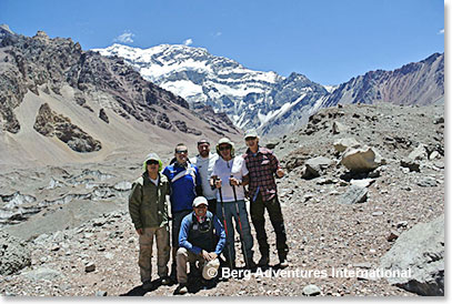 The team together on our first day on the mountain