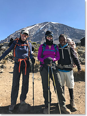 Andrea and Adriana with BAI guide Cyprian