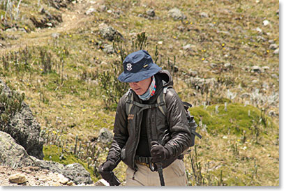 Rob Macdonald climbing Guagua Pichincha